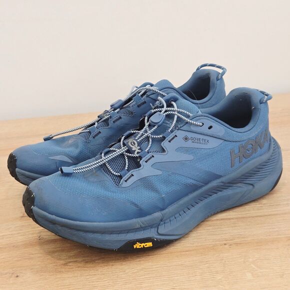 Hoka Mens Transport GTX GORE-TEX Shoes 11D Blue Sneakers Running‎ ~ No Insoles main image 9